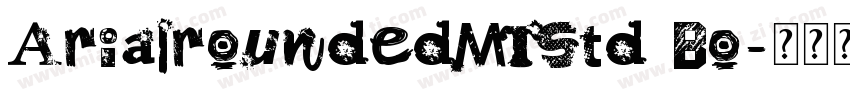 ArialroundedMTStd Bo字体转换